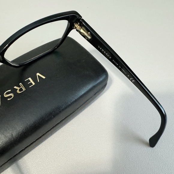 Authentic Versace Eyeglass Frames and Case - Picture 5 of 5